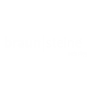 Logo Firma braun Steine